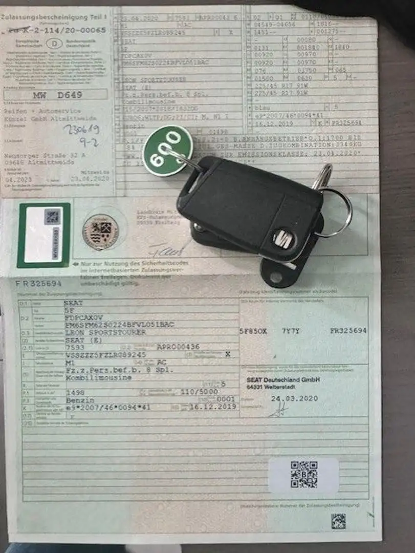 SEAT Leon ST FR-Line 1.5 TSI ohne Motor Blau - 2