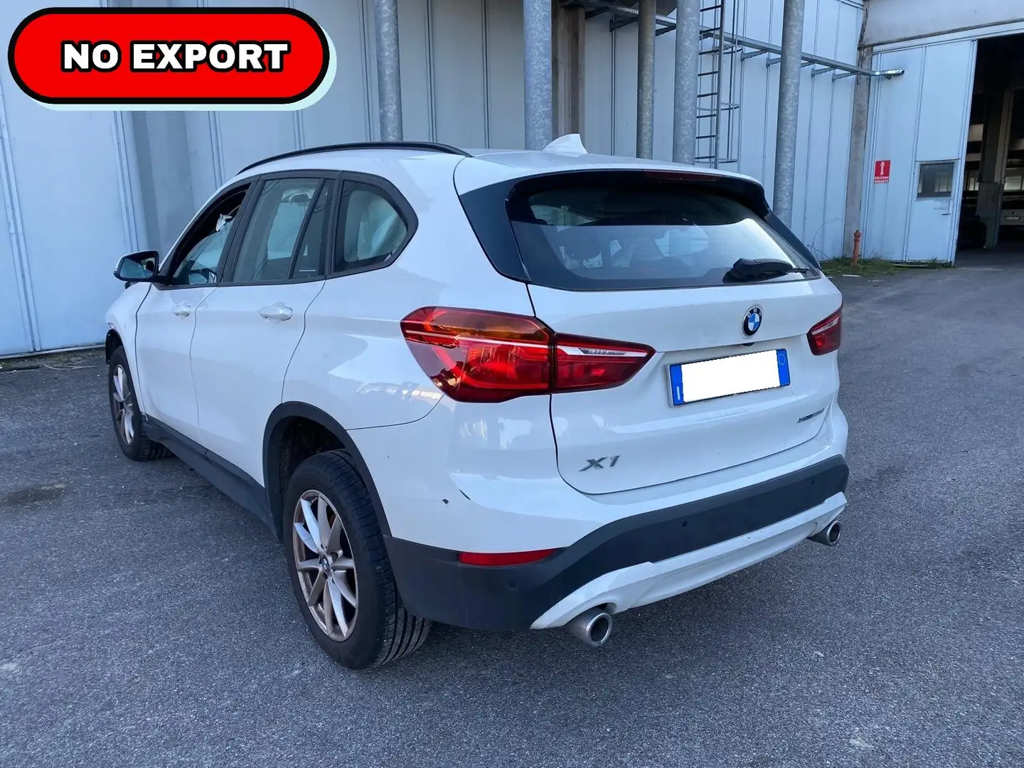 BMW X1 xdrive20d Business Advantage auto INCIDENTATA Bianco - 1