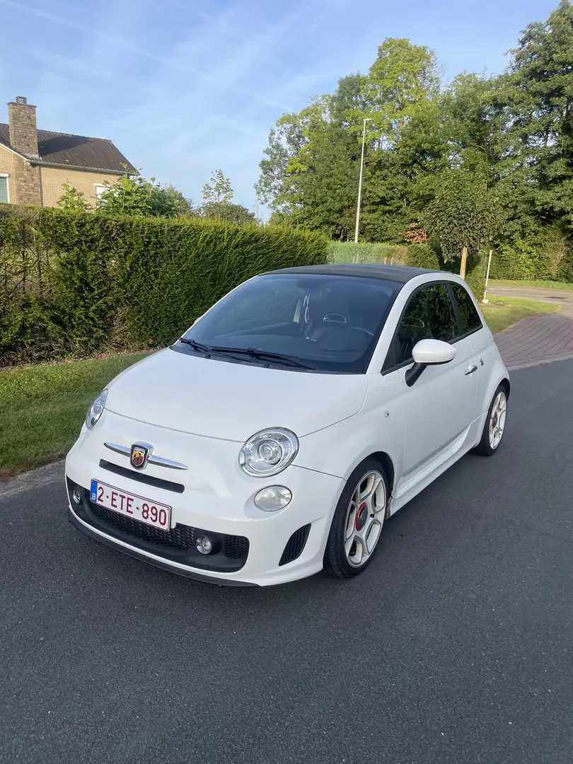 Abarth 500C Cabrio, Automaat, Akrapovic White - 2