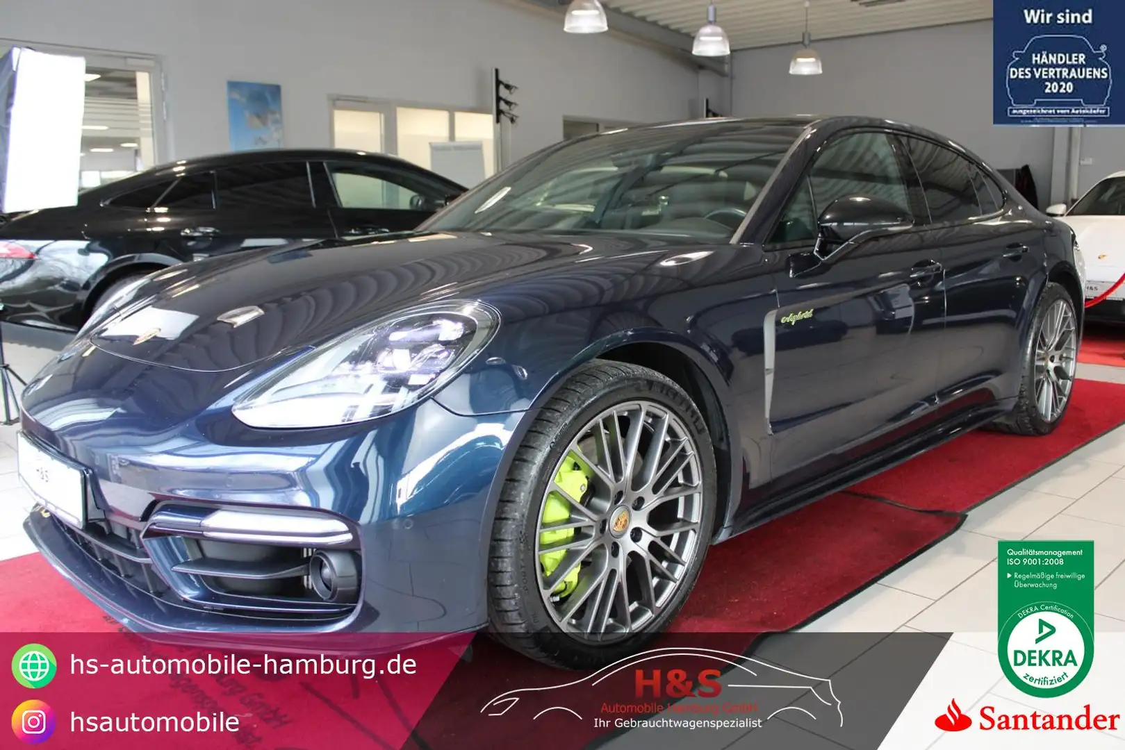 Porsche Panamera 4 E-Hybrid Platinum Edition *PANO/360°/BOSE* Niebieski - 1