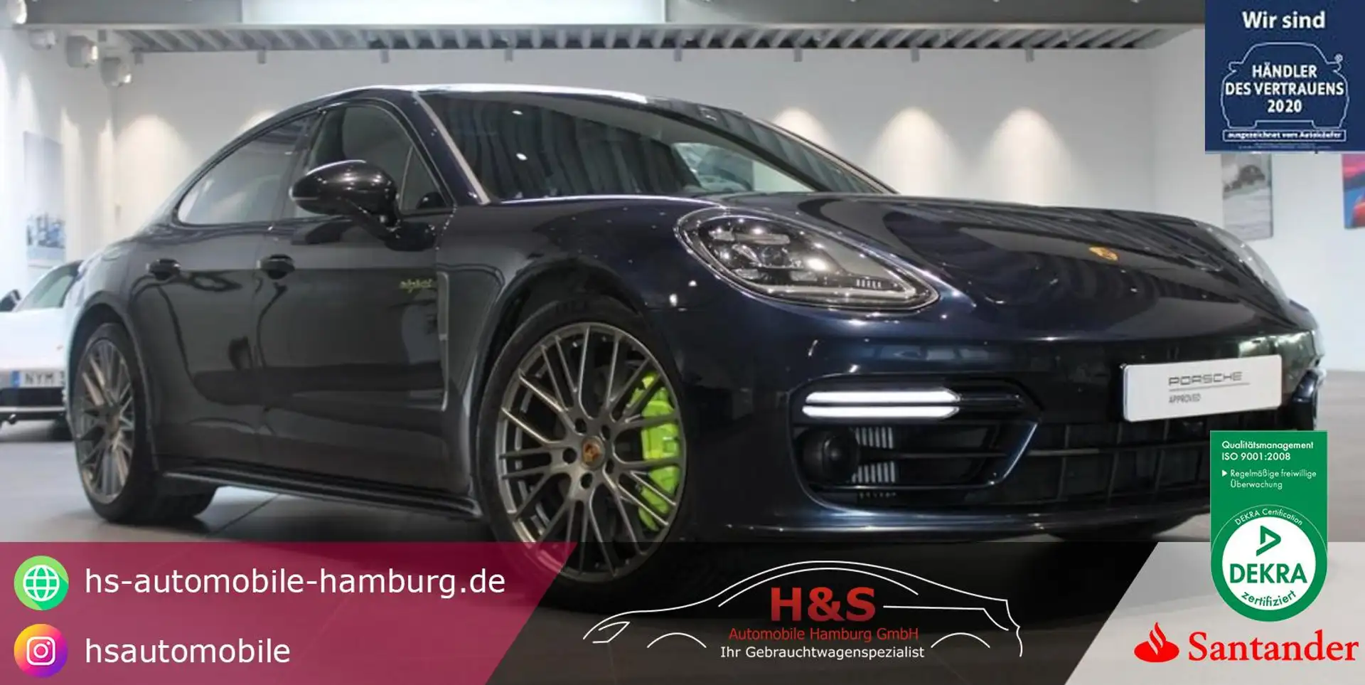 Porsche Panamera 4 E-Hybrid Platinum Edition *PANO/360°/BOSE* Blau - 1