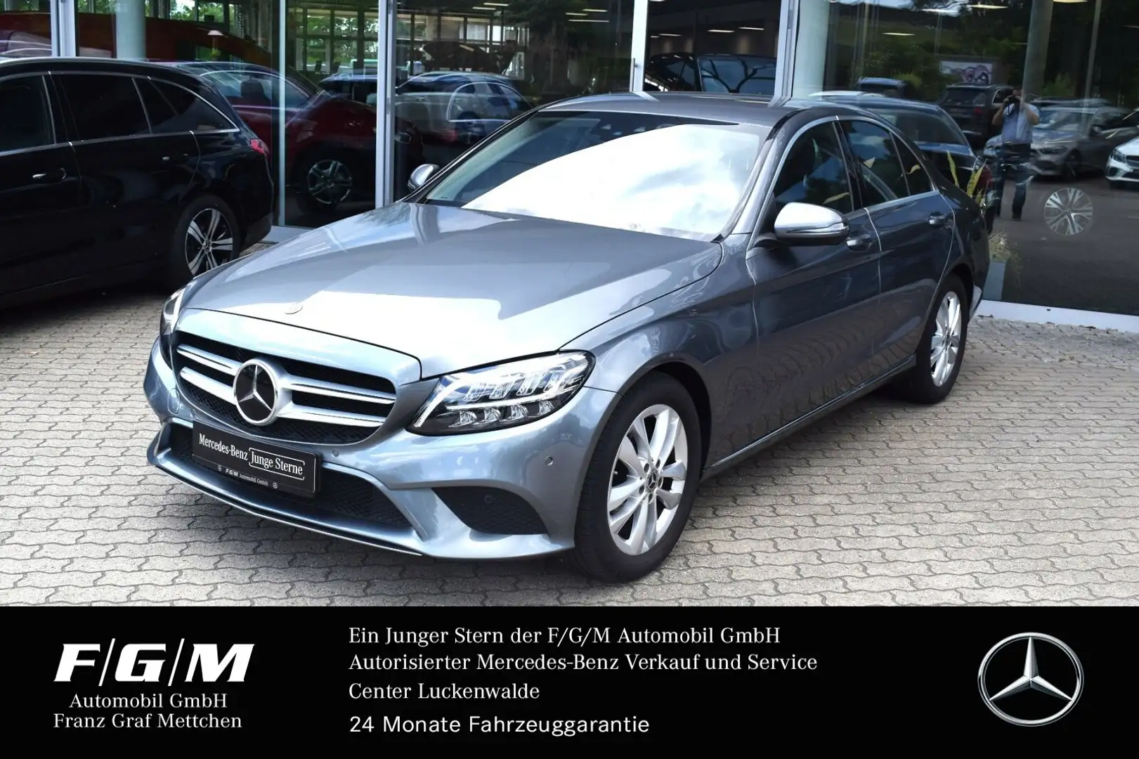Mercedes-Benz C 180 C 180 AVANTGARDE/Navi/LED/Distronic/Totwinkelass Grau - 1