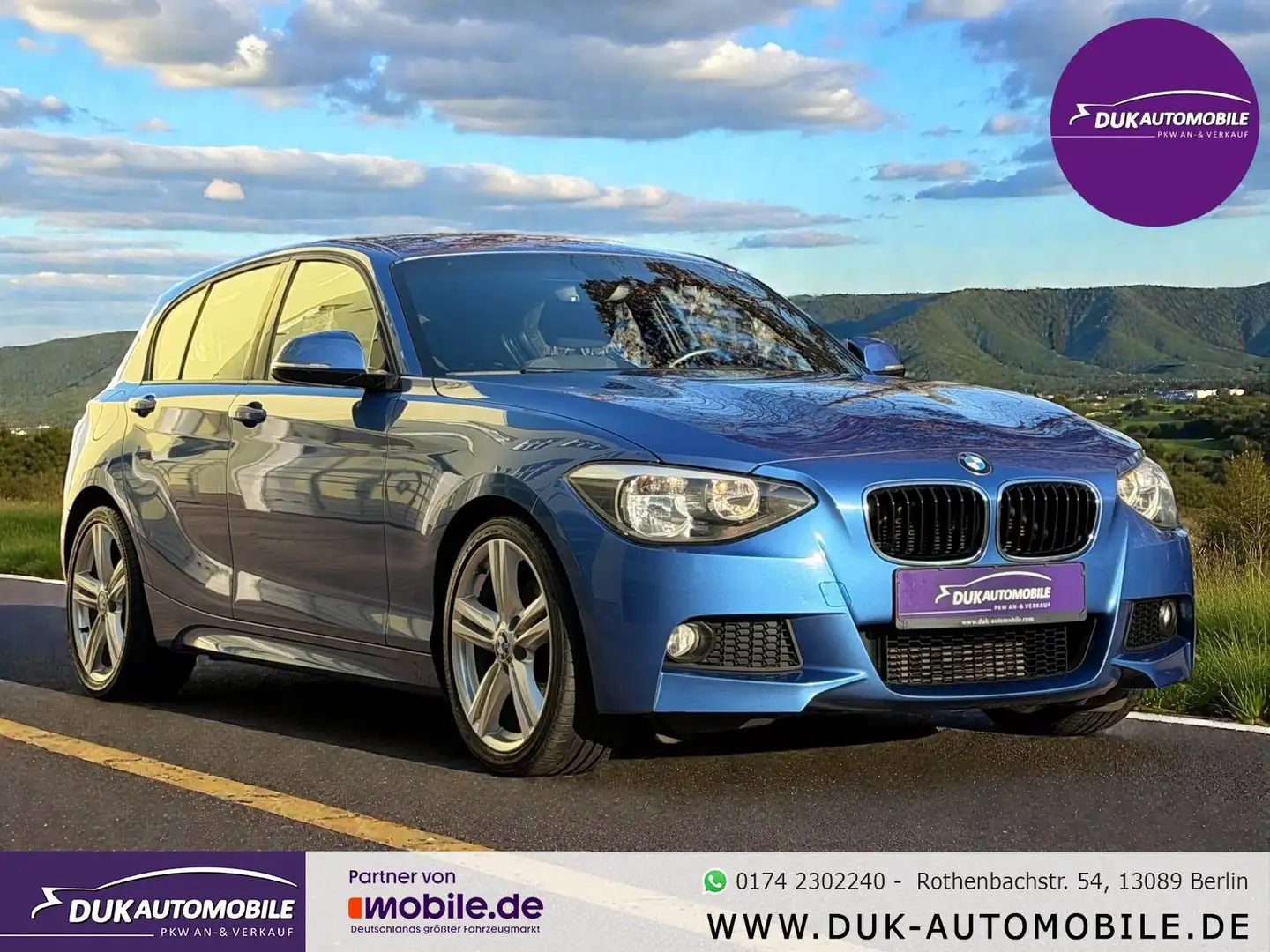 BMW 125 d *Sport-Paket M / M-Technic*1.Hand* Blau - 1