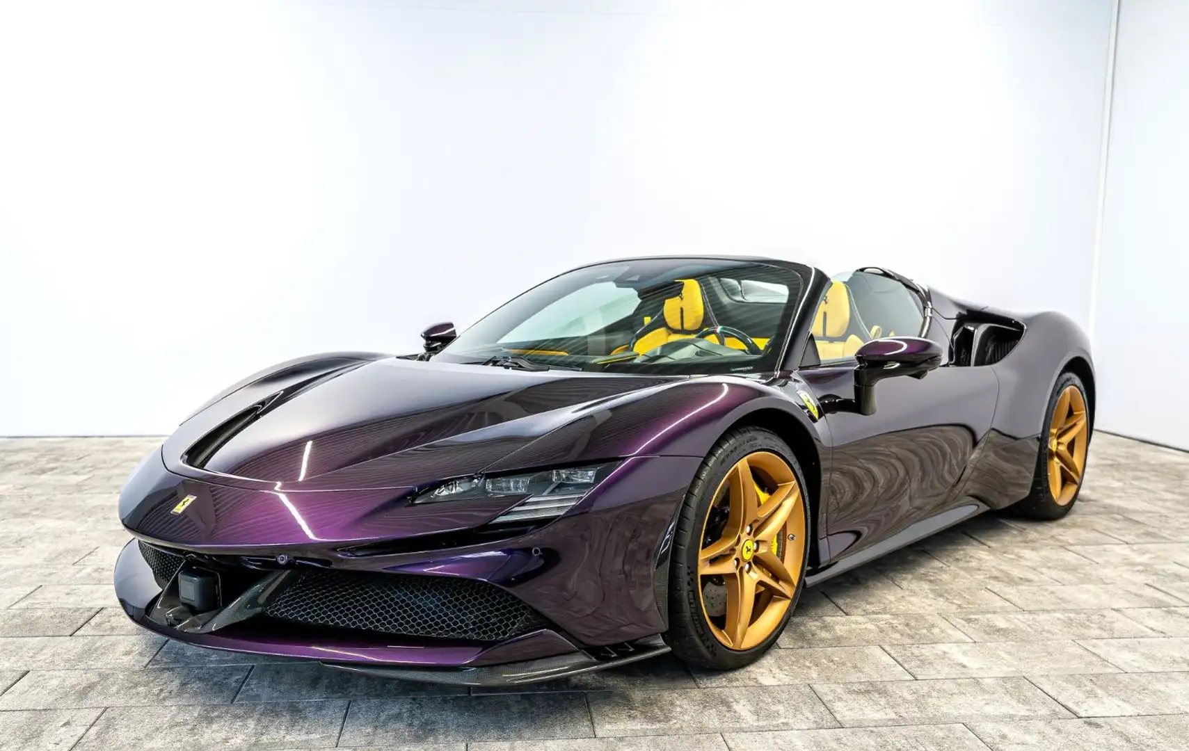 Ferrari SF90 Spider Viola Hong Kong°Carbon°Liftsystem° Фіолетовий - 1