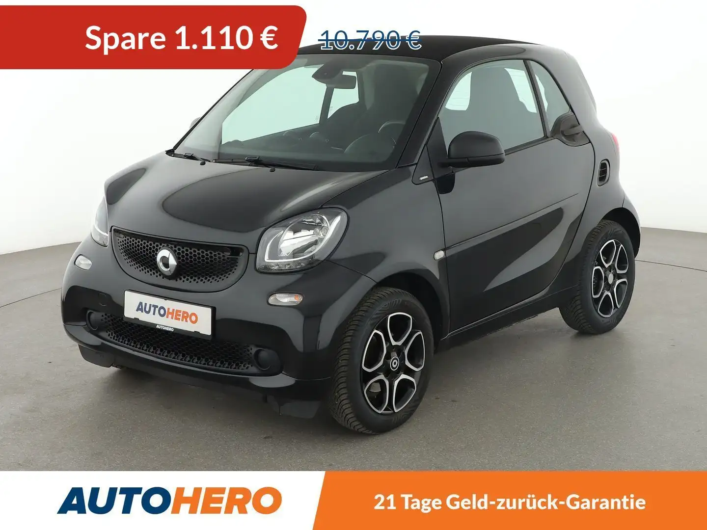 smart forTwo 1.0 Basis passion *TEMPO*PDC*SHZ* Schwarz - 1