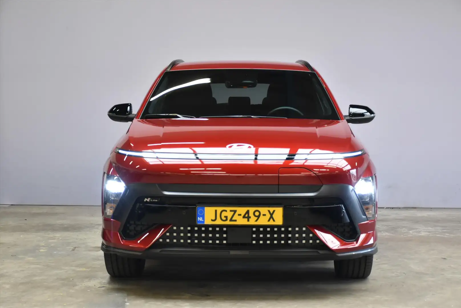 Hyundai KONA 65,4 kWh 217pk N Line Edition I Demo voordeel Rood - 2