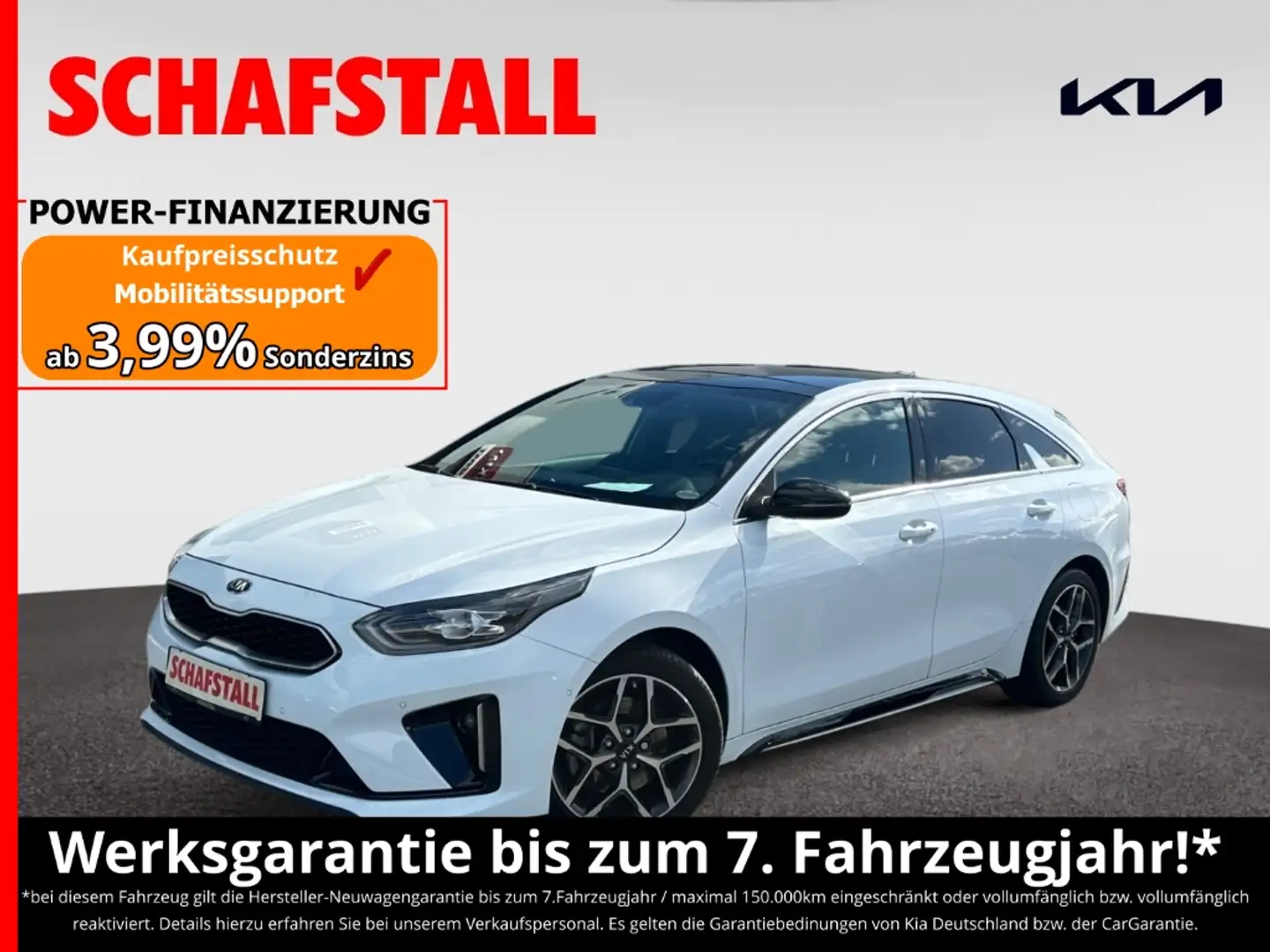 Kia ProCeed / pro_cee'd 1.5 T-GDI GT-Line AHK Pano NAVI TECH LED Alb - 1