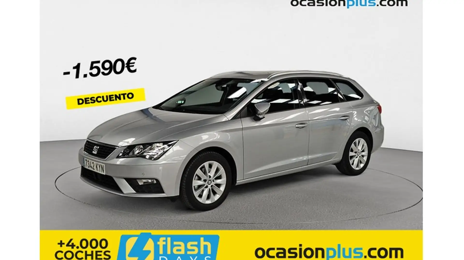 SEAT Leon ST 1.6TDI CR S&S Style 115 Plateado - 1