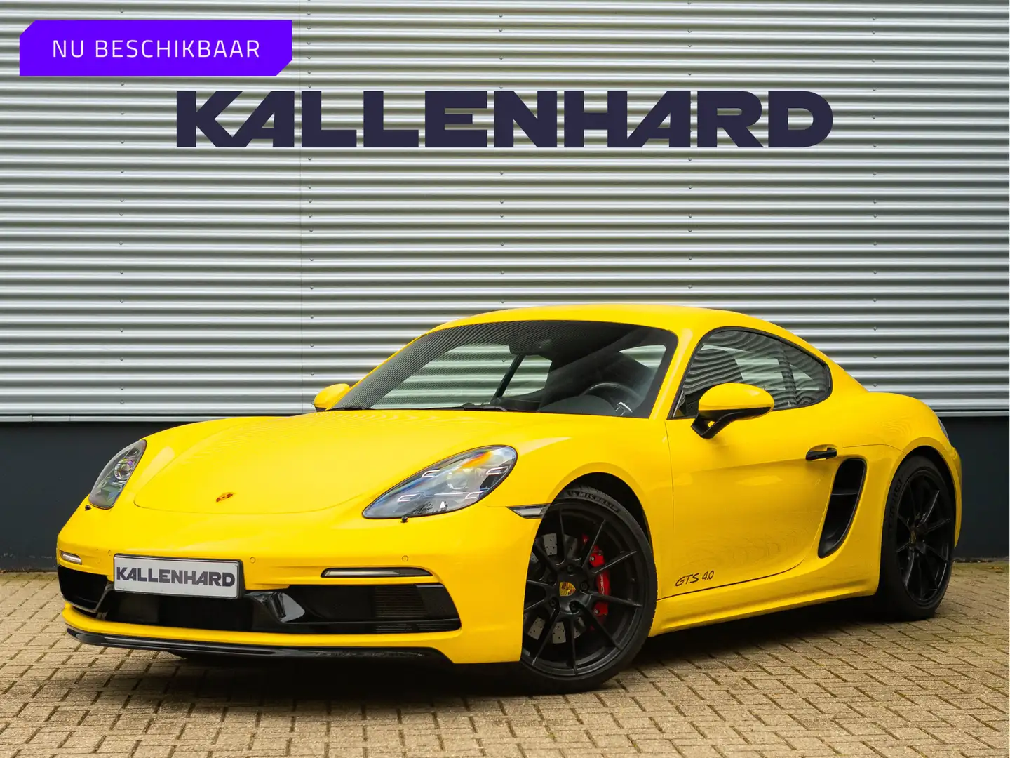 Porsche 718 Cayman GTS 4.0 - PDK - PASM - 18-Wegstoelen - Stoe Gelb - 1