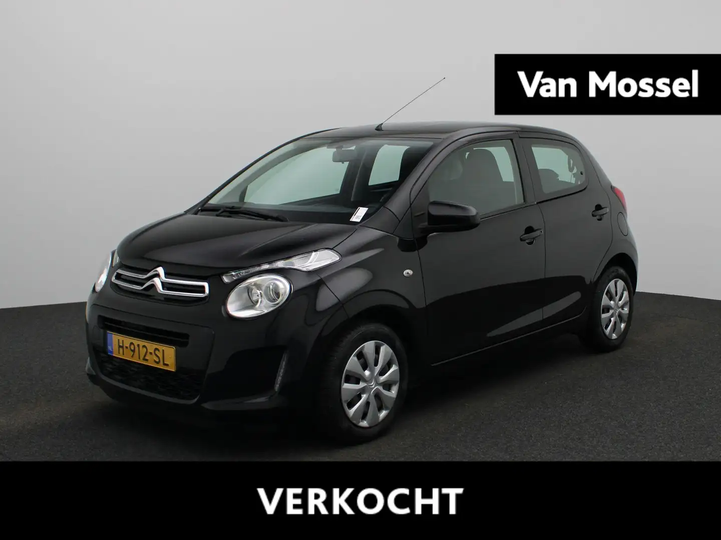Citroen C1 1.0 VTi Feel | AIRCO | BLUETOOTH | RADIO | 12 MAAN Zwart - 1