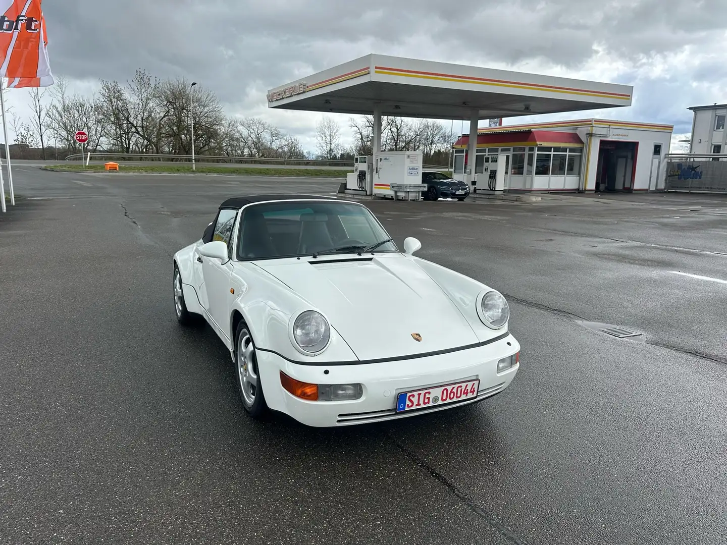 Porsche 911 Carrera  964 WTL Turbo Werk Look orginal! Blanc - 1