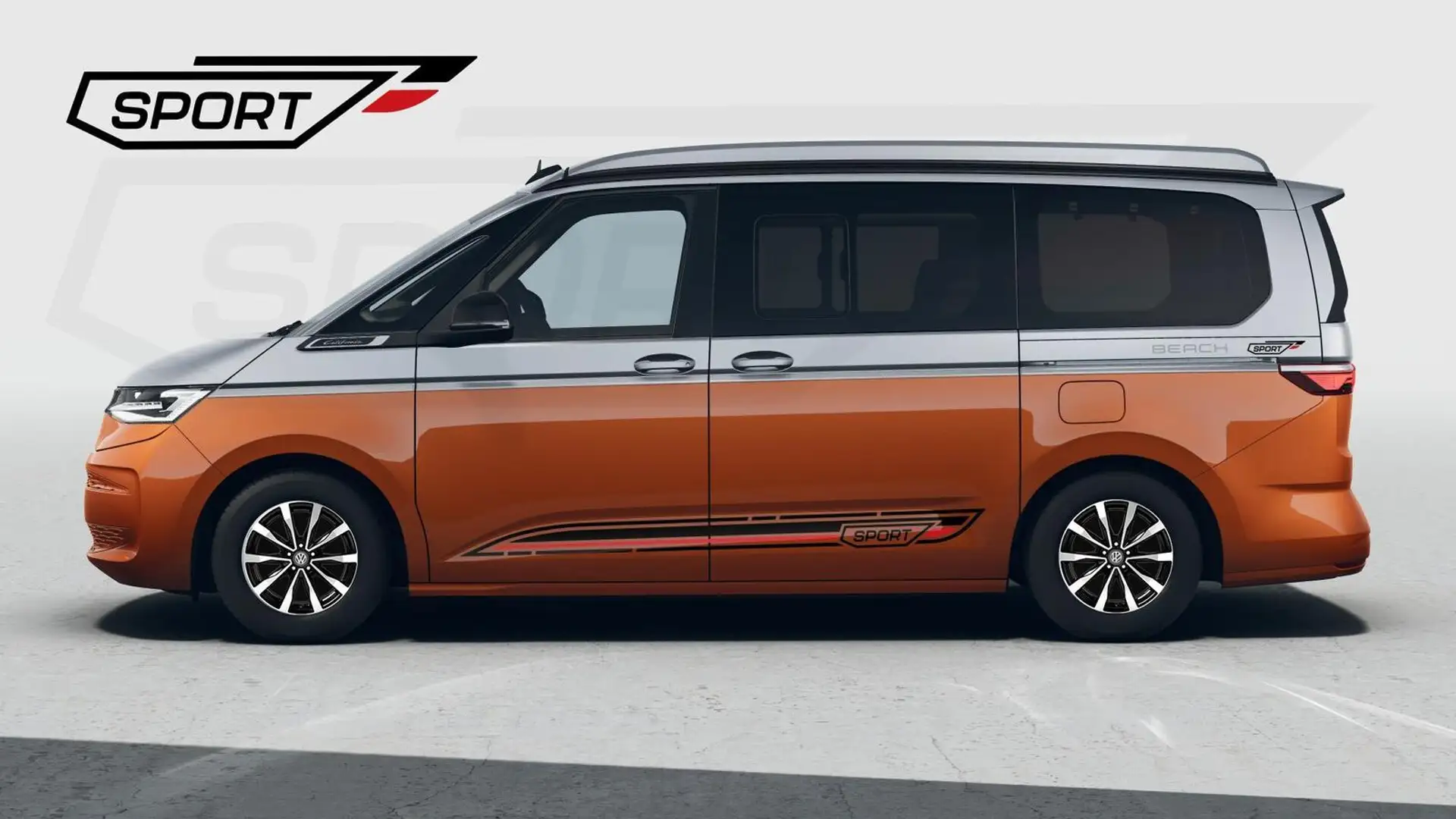 Volkswagen T7 California Beach 2.0TDI DSG Sport Edition 8 Fach GV5 Premi... Orange - 1