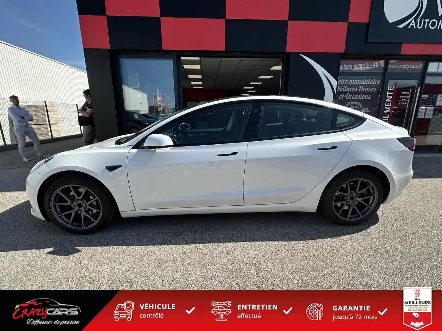 Tesla Model 3 Standard Plus - CAM -  PANO Blanc - 2