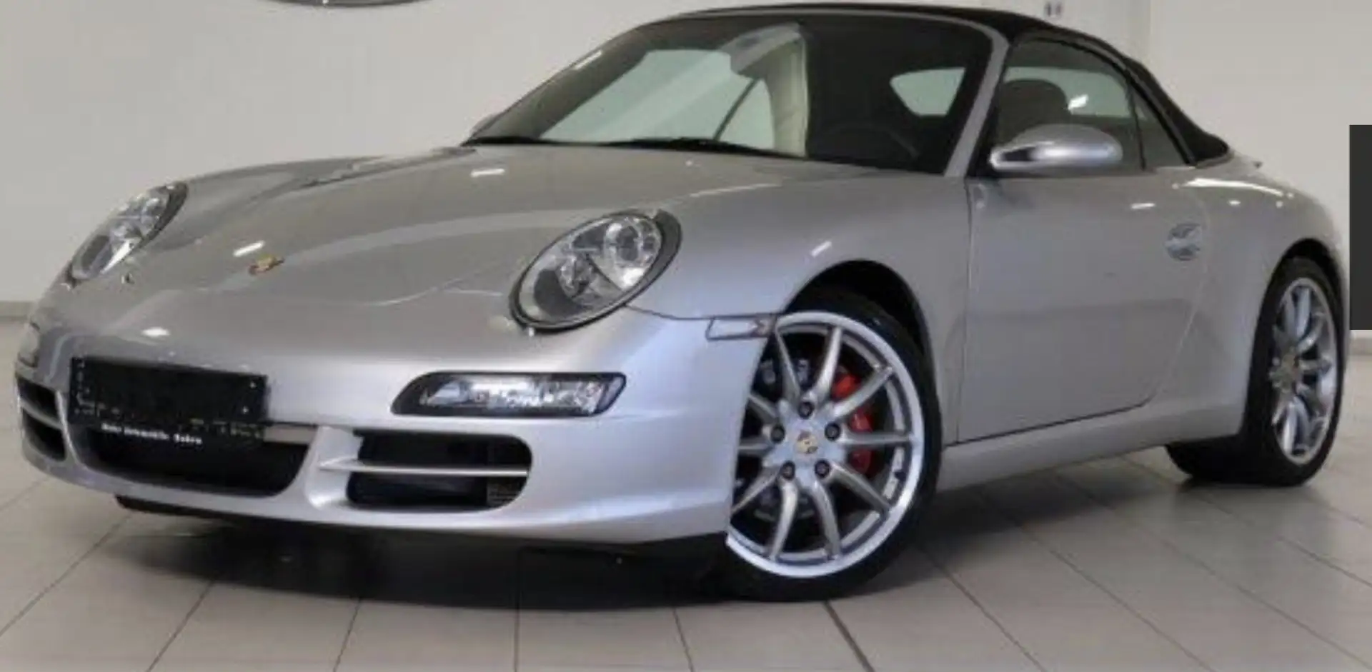 Porsche 997 911 Carrera S Cabrio Stříbrná - 1