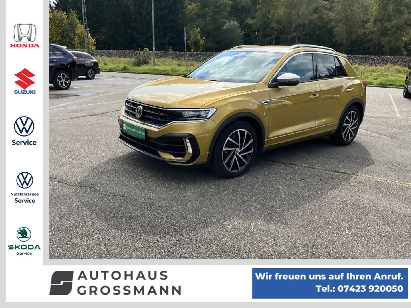 Volkswagen T-Roc 2.0 TSI OPF 4MOTION DSG R Jaune - 1