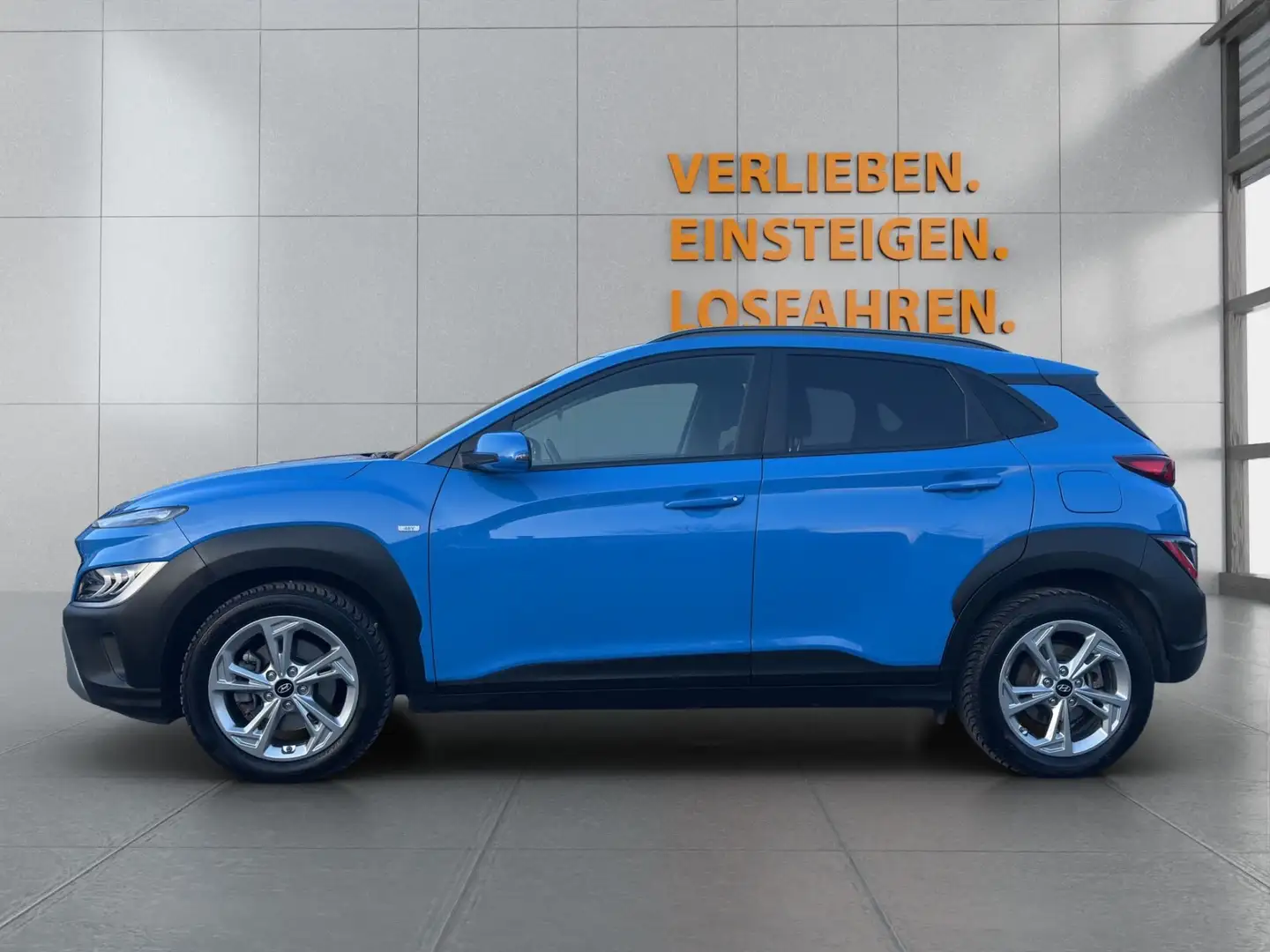 Hyundai KONA 1,6 CRDi 48V 4WD Trend Line DCT Aut. Blau - 2