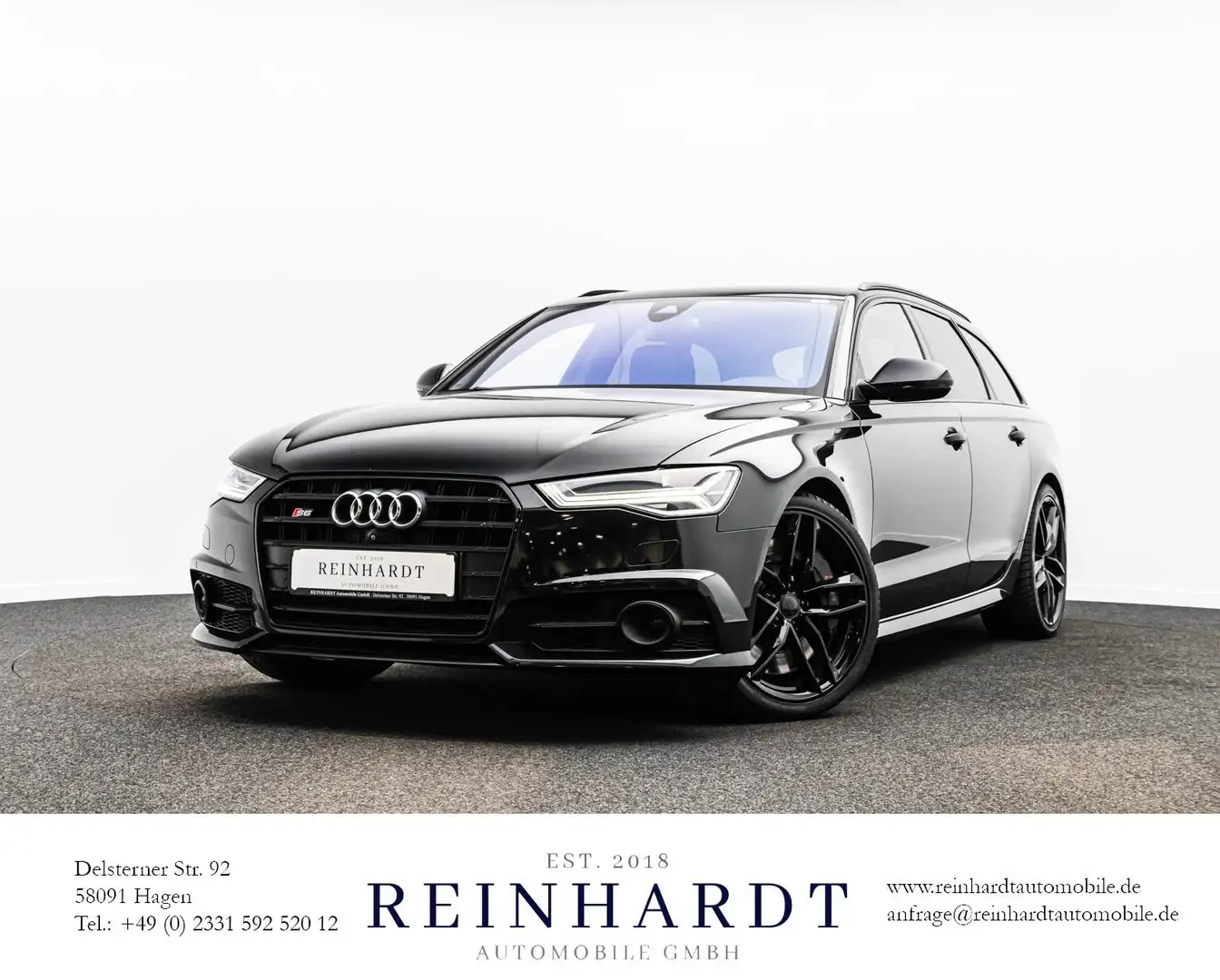 Audi S6 AVANT 4.0TFSi MTRX/ACC/SIDE/PANO/AIR-SUS/360° Schwarz - 1