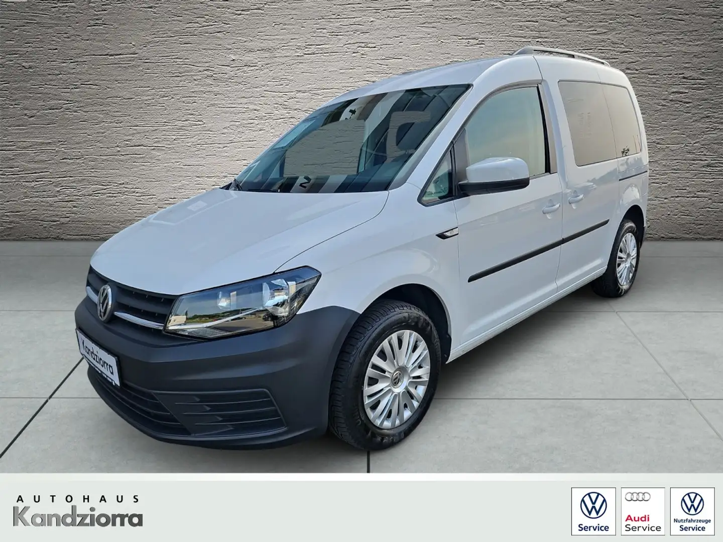 Volkswagen Caddy 1.0 TSI Trendline BMT Klima Navi Einparkhilfe Weiß - 1