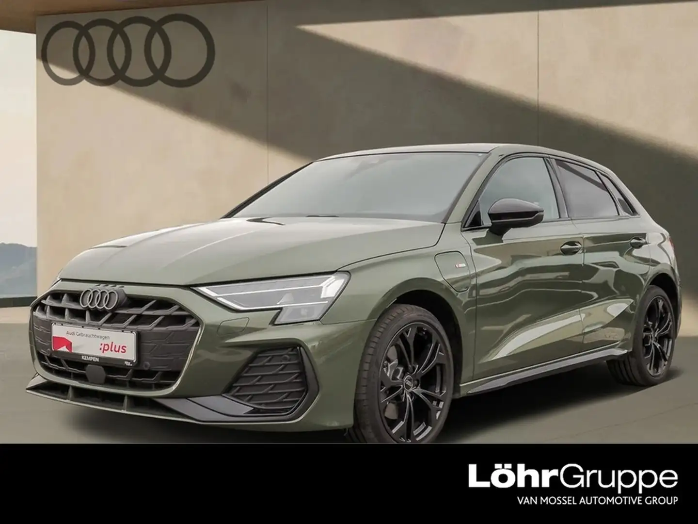 Audi A3 Sportback 40 TFSI e UPE 60.825 S line Pano Grün - 1