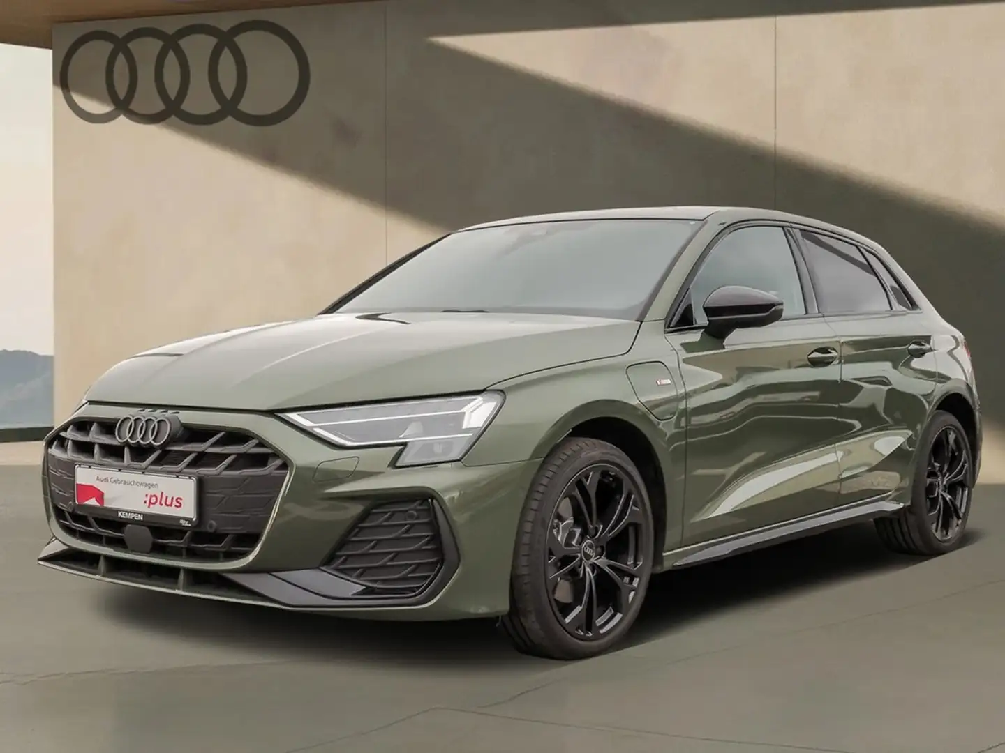 Audi A3 Sportback 40 TFSI e UPE 60.825 S line Pano Grün - 2