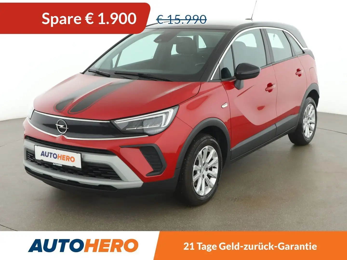 Opel Crossland X 1.2 Turbo Elegance Rouge - 1