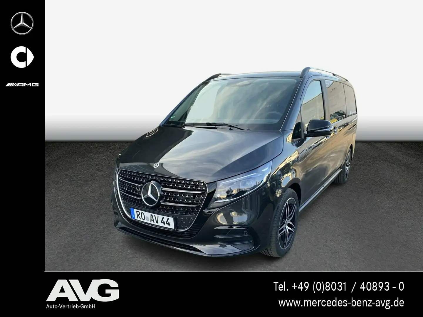 Mercedes-Benz V 300 V 300 d 4M STYLE AMG Line Airmatic Pano AHK 360° Grijs - 1