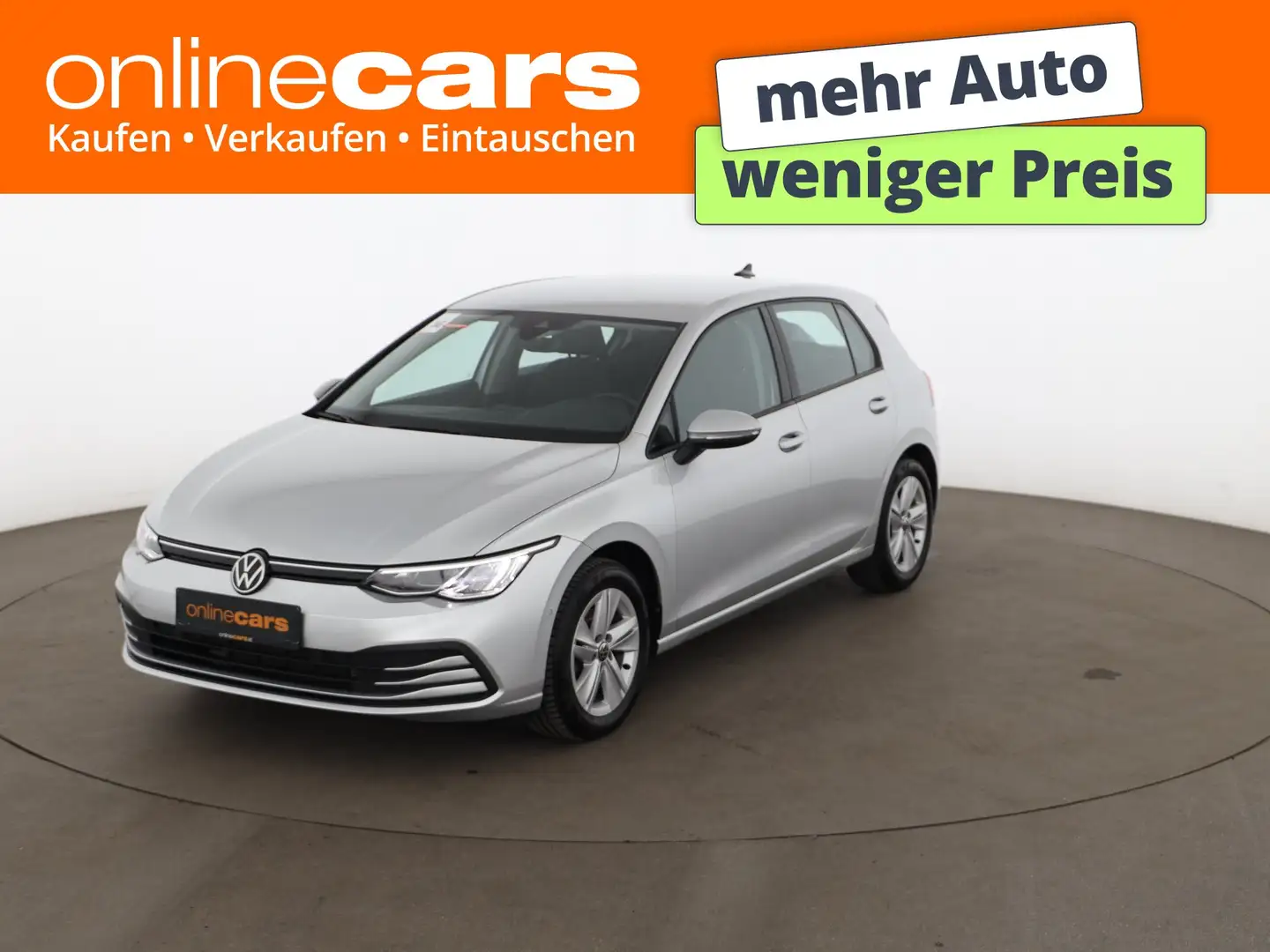 Volkswagen Golf VIII 2.0 TDI Life Aut LED RADAR NAVI MEMORY Silber - 1