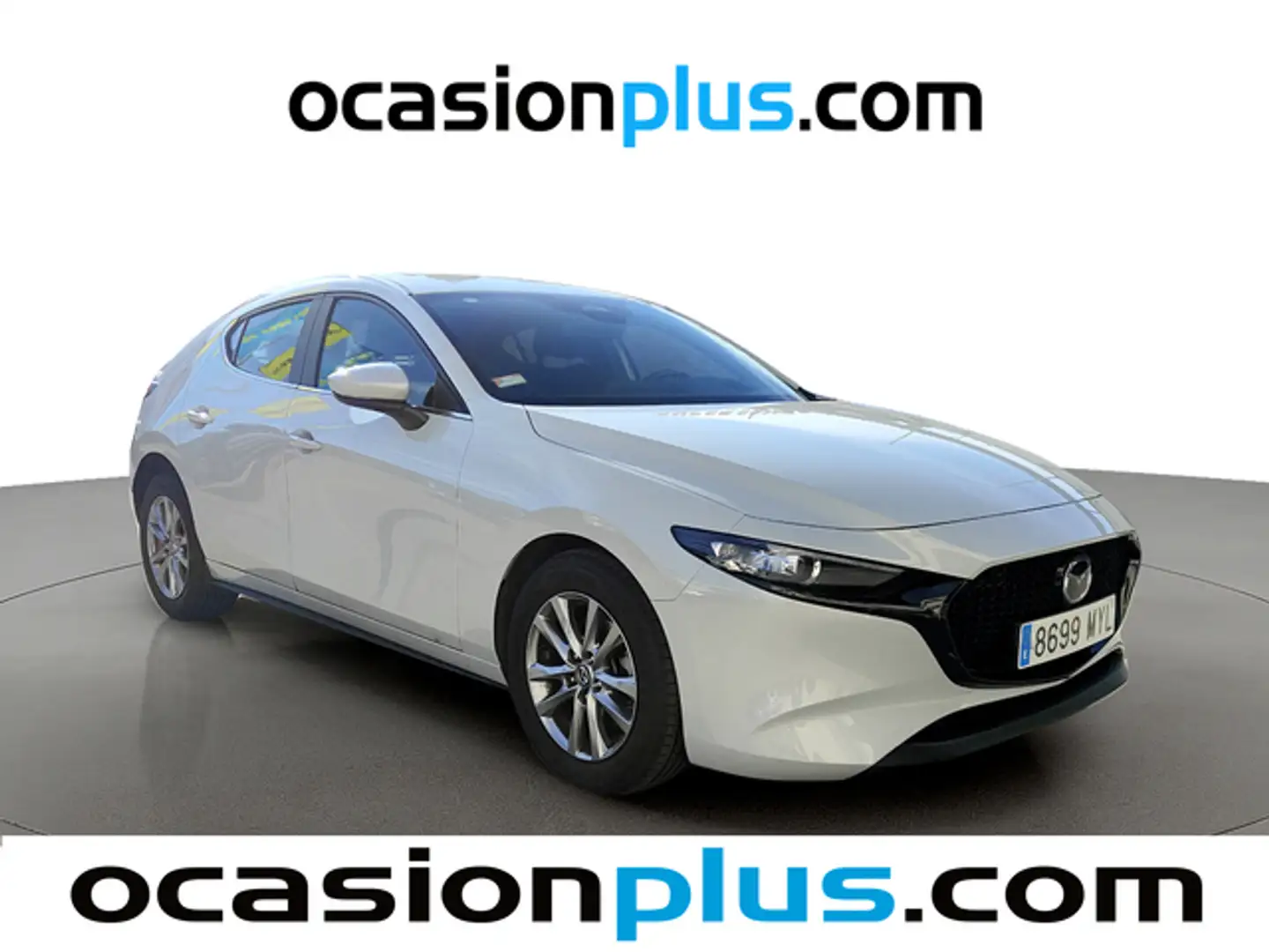 Mazda 3 2.5 e-Skyactiv-G Prime-line Aut. 103kW Blanco - 2