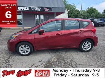 Red 2018 Nissan Versa Note SV FWD Hatchback Front-Wheel Drive 5-Speed Manual