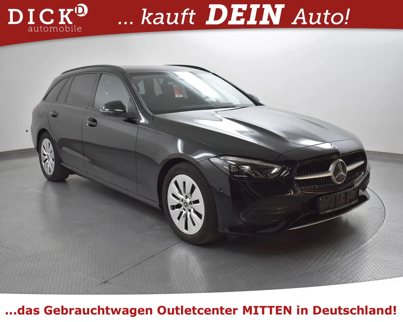 Mercedes-Benz C 220 d T 9G Tr NAVI+LED+SHZ+KAMERA+TEMP+PARKAS Чорний - 1