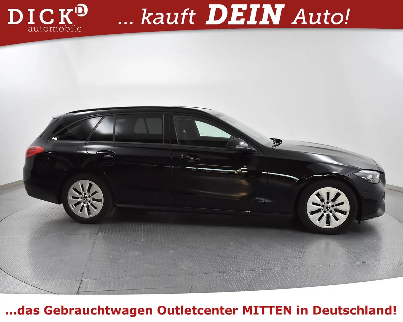Mercedes-Benz C 220 d T 9G Tr NAVI+LED+SHZ+KAMERA+TEMP+PARKAS Чорний - 2