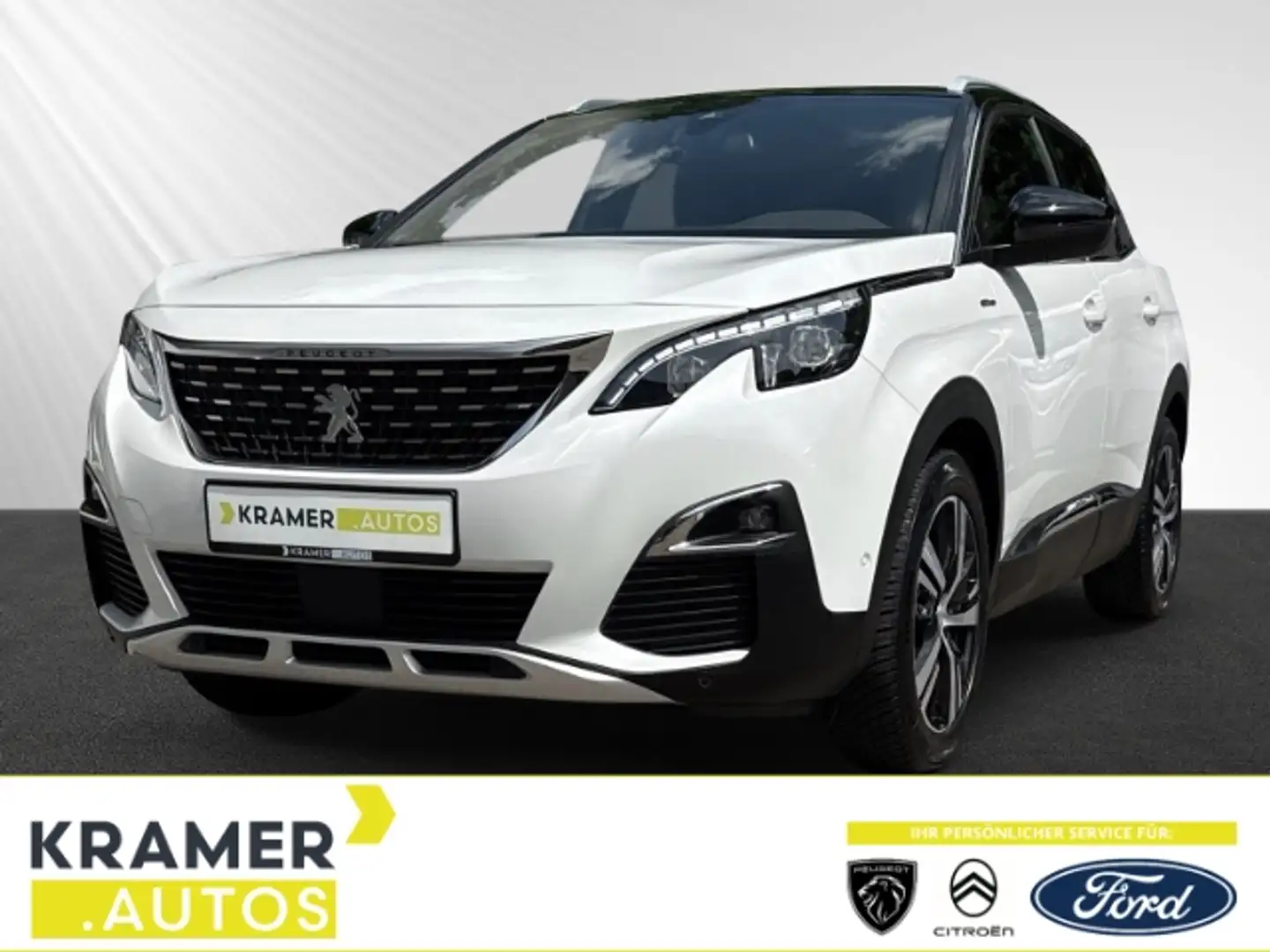 Peugeot 3008 GT-Line 1.6 PT 180*NAVI*FOCAL*RFK*SHZ*PANO*ELKTR. Weiß - 1