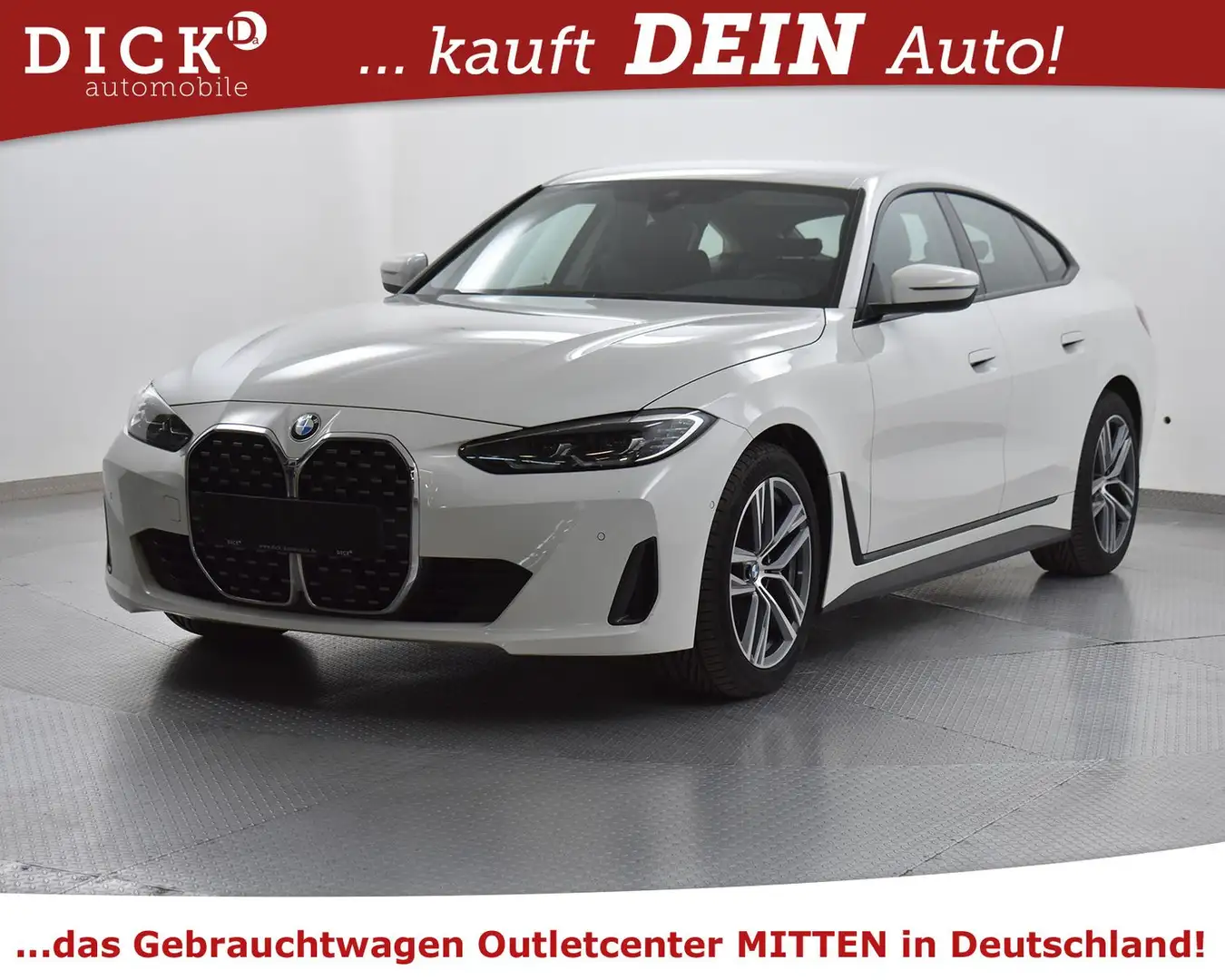 BMW 420 420d Aut. Gran Coupé M SPORTF+LEDER+NAVI PLUS+18 Weiß - 2