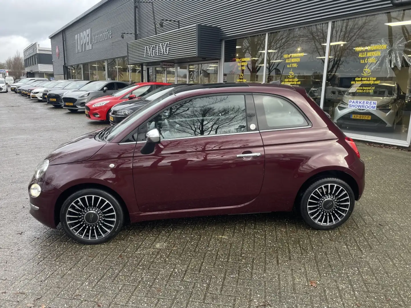 Fiat 500 0.9 TwinAir T 80pk Lounge/ Mirror/ Climate/ Pano d Rood - 2
