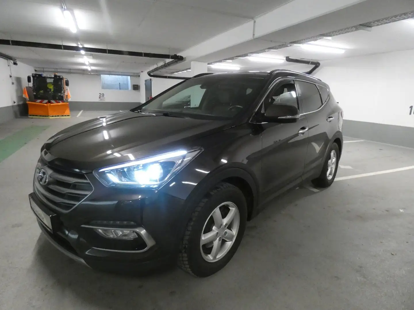 Hyundai SANTA FE blue Premium 4WD*Vollleder*Kamera* Hnědá - 1