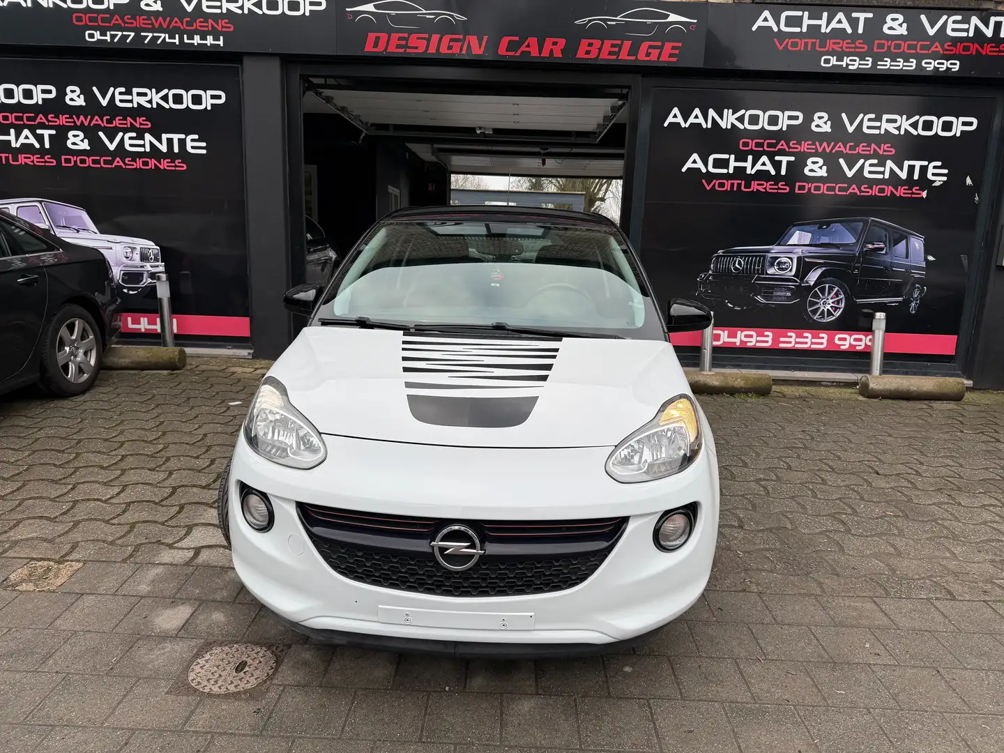 Opel Adam 1.4i ecoFLEX White/Rouge Interieur/Clim*Garantie 1 Blanco - 2
