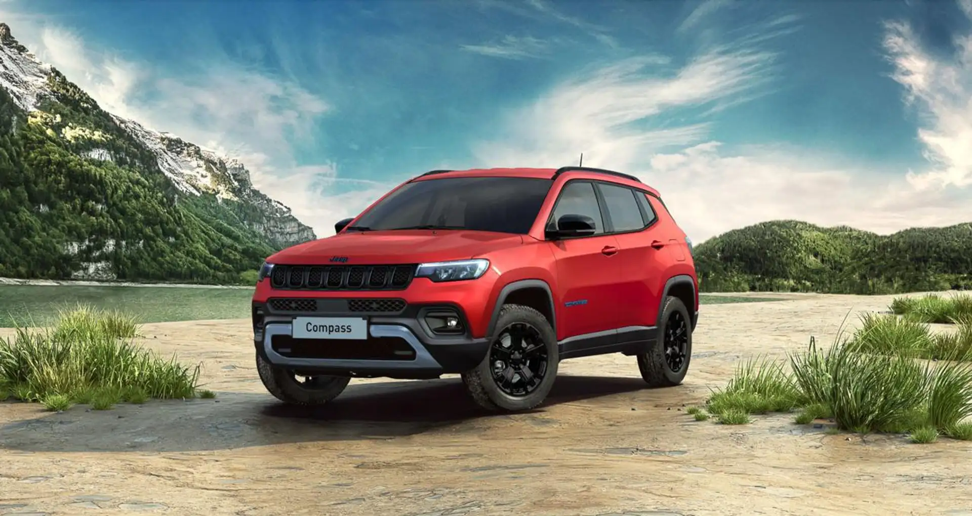 Jeep Compass 1.3 T 240CV PHEV AT6 4xe OVERLAND+SUMMIT+TRAILHAWK Rosso - 2