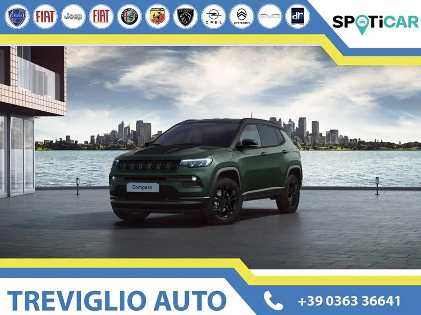 Jeep Compass 1.3 240CV PHEV AT6 4xe NORTH STAR+SUMMIT Verde - 1