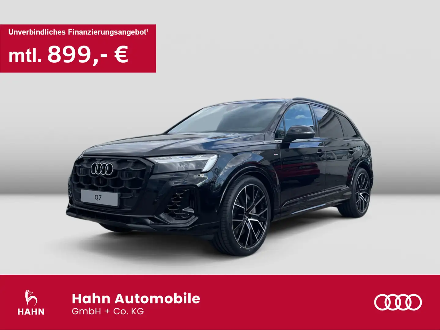 Audi Q7 Audi Q7 55TFSIe qu S line Matrix AHK Pano B&O Schwarz - 1