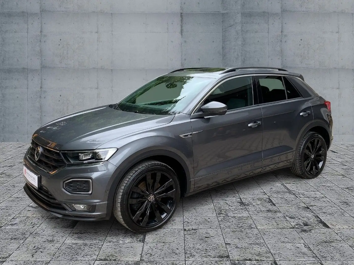 Volkswagen T-Roc 1.5TSI DSG R-LINE LED+NAV+ACC+SHZ+AHK+PANO Grau - 2