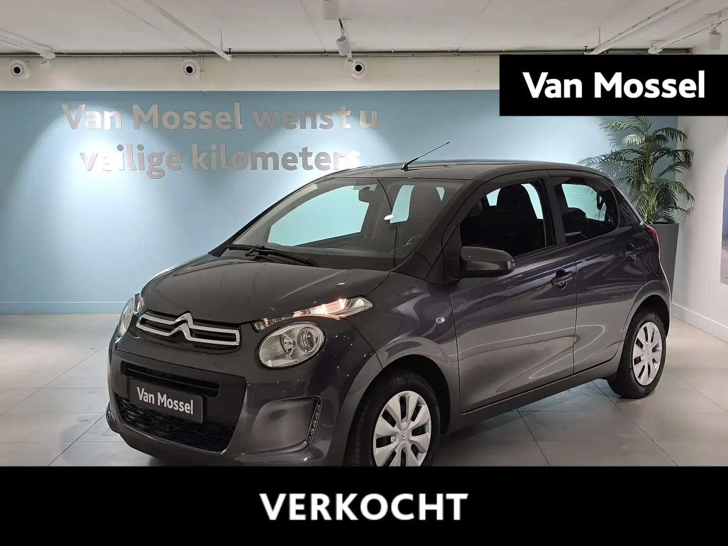 Citroen C1 1.0 VTi Feel Airco | BlueTooth | Limit Controle Grijs - 1