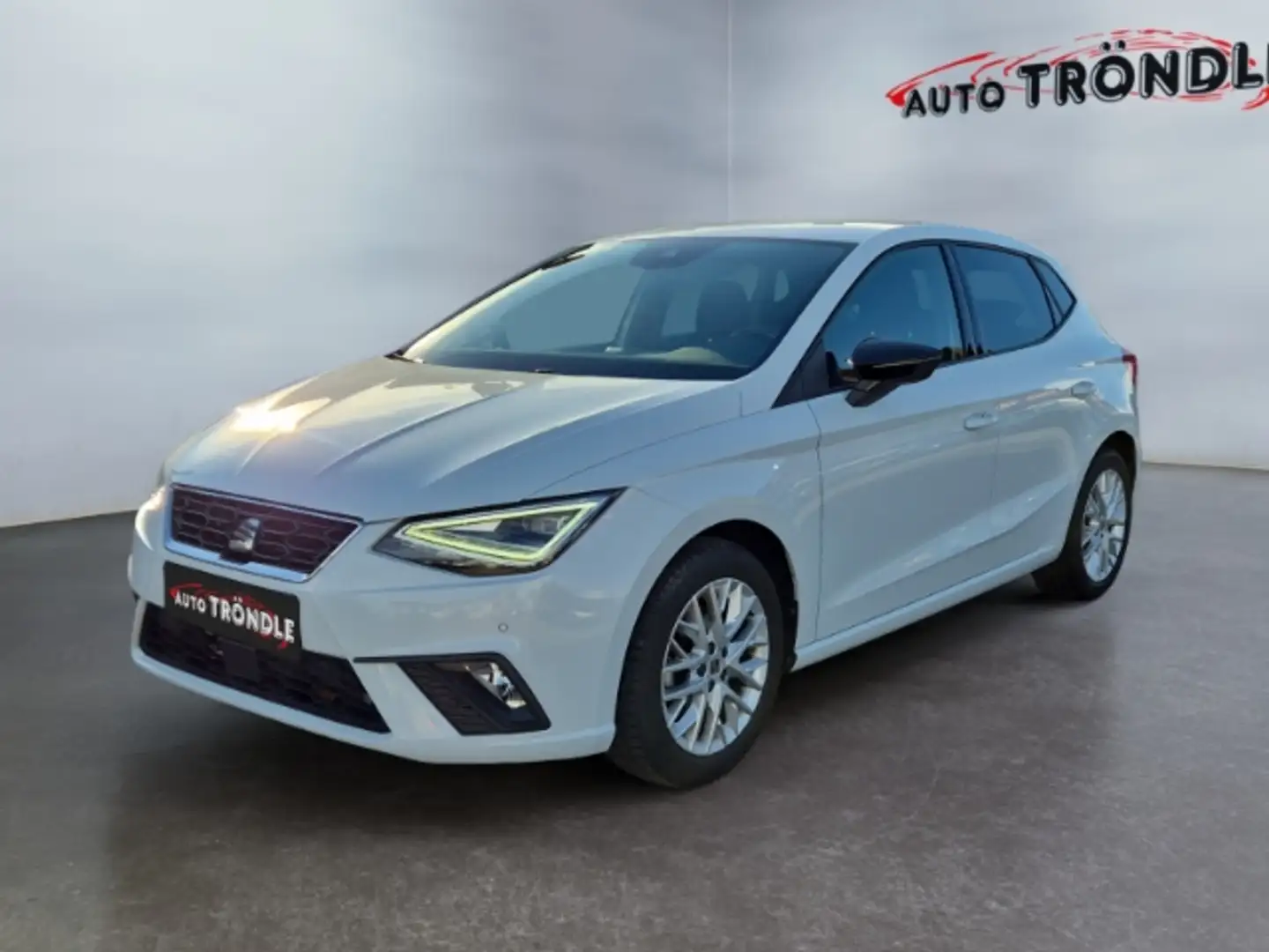 SEAT Ibiza 1.0 TSI DSG FR-Line +LED+ACC+Navi+Kamera Weiß - 1