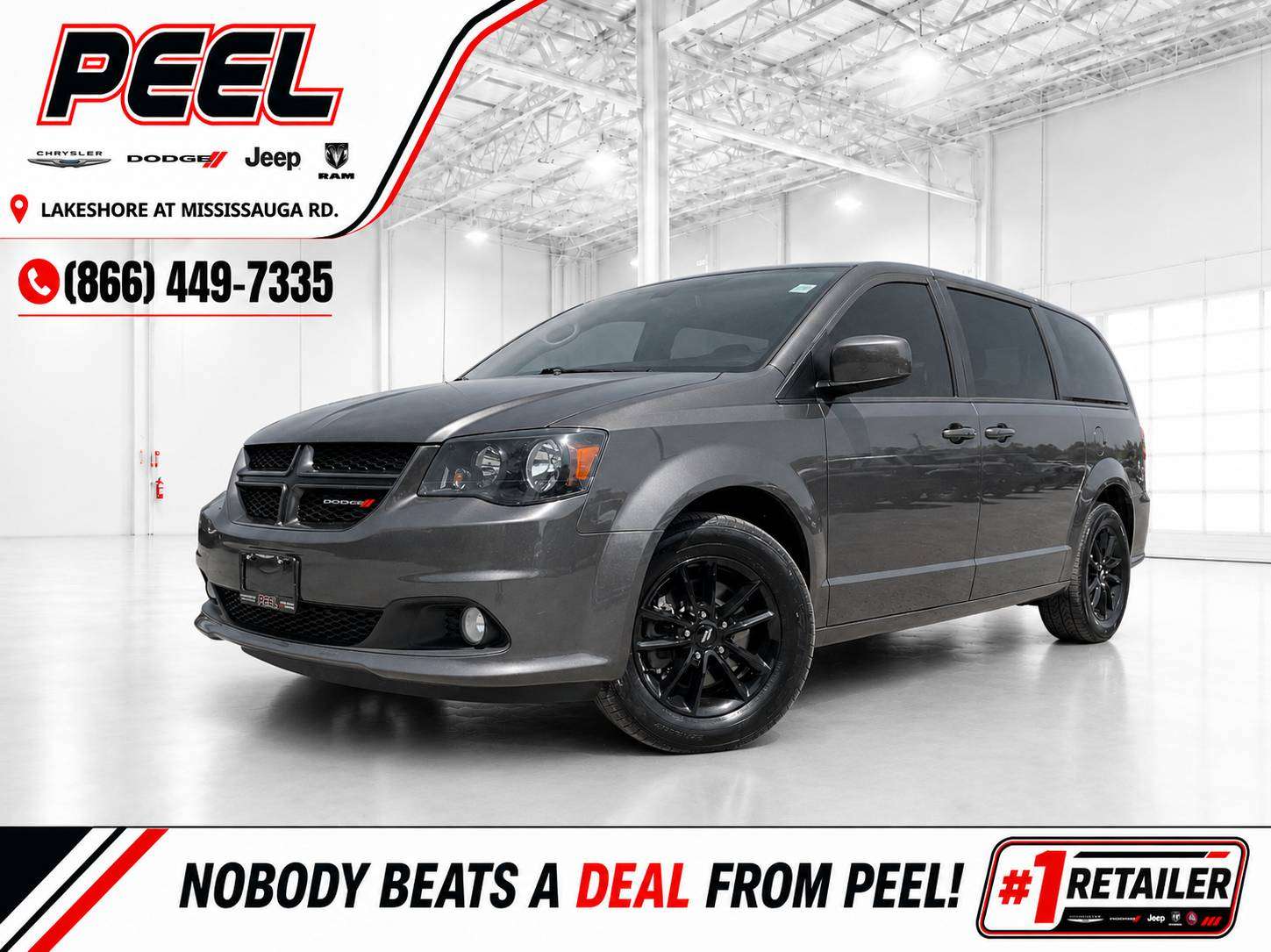 Gray 2020 Dodge Grand Caravan Minivan Front-Wheel Drive Automatic