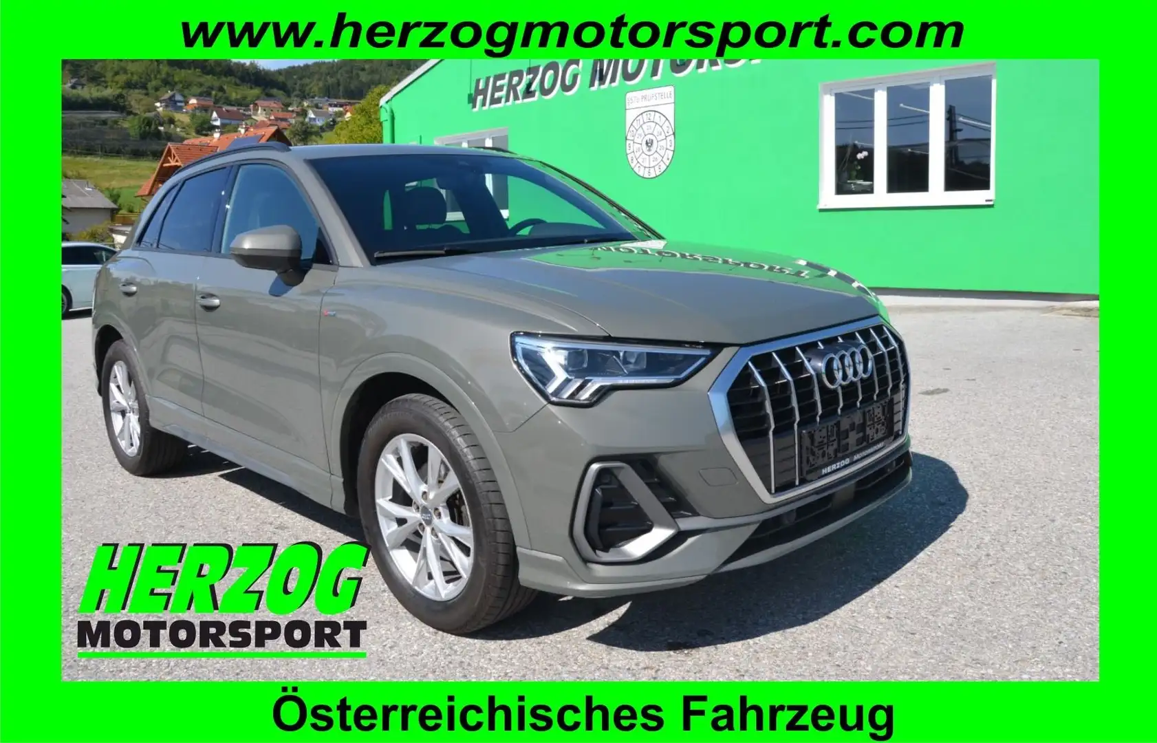 Audi Q3 Q3 35 TDI S-line S-tronic LED VIRTUAL AHV 1.Besitz Gris - 1