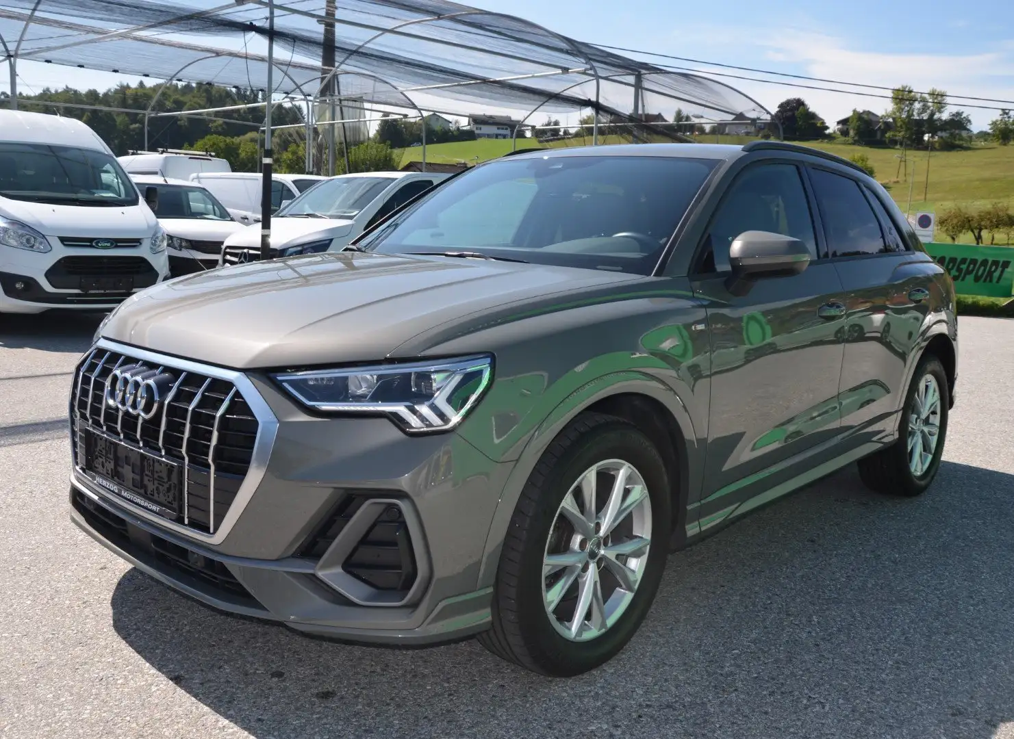 Audi Q3 Q3 35 TDI S-line S-tronic LED VIRTUAL AHV 1.Besitz Gris - 2