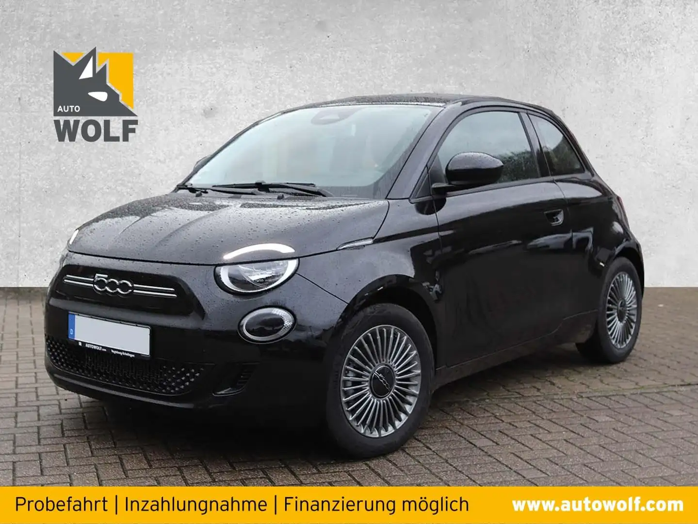 Fiat 500e Icon *WinterPaket*KomfortPaket*Kamera Schwarz - 1