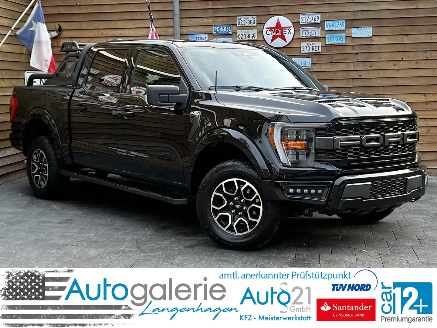 Ford F 150 5.0L V8 AHK 12´´ LCP 4x4 SZH Leder Negru - 1