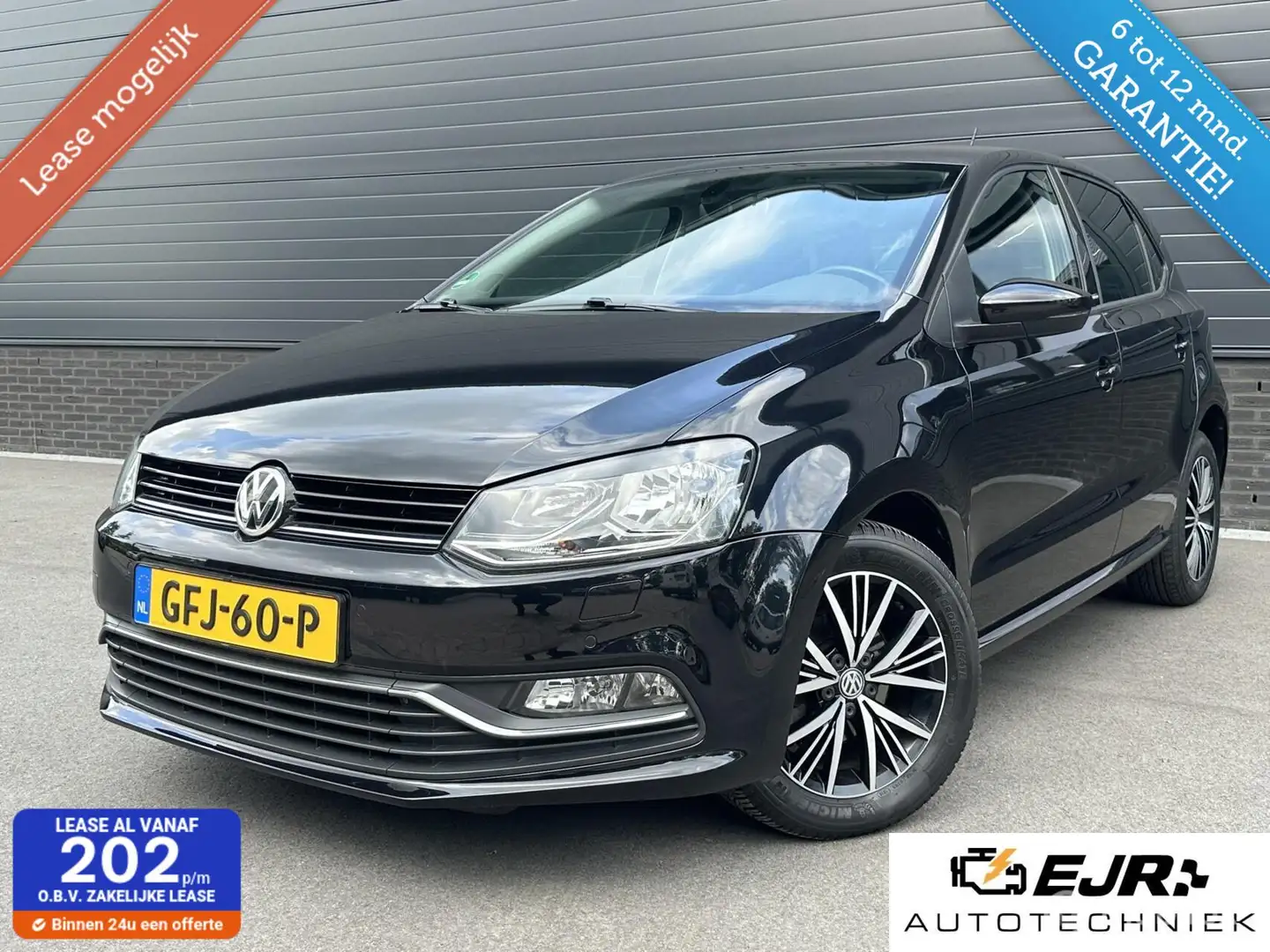 Volkswagen Polo 1.0 ALLSTAR CLIMA*CRUISE*NAV*CARPLAY*57000KM Schwarz - 1