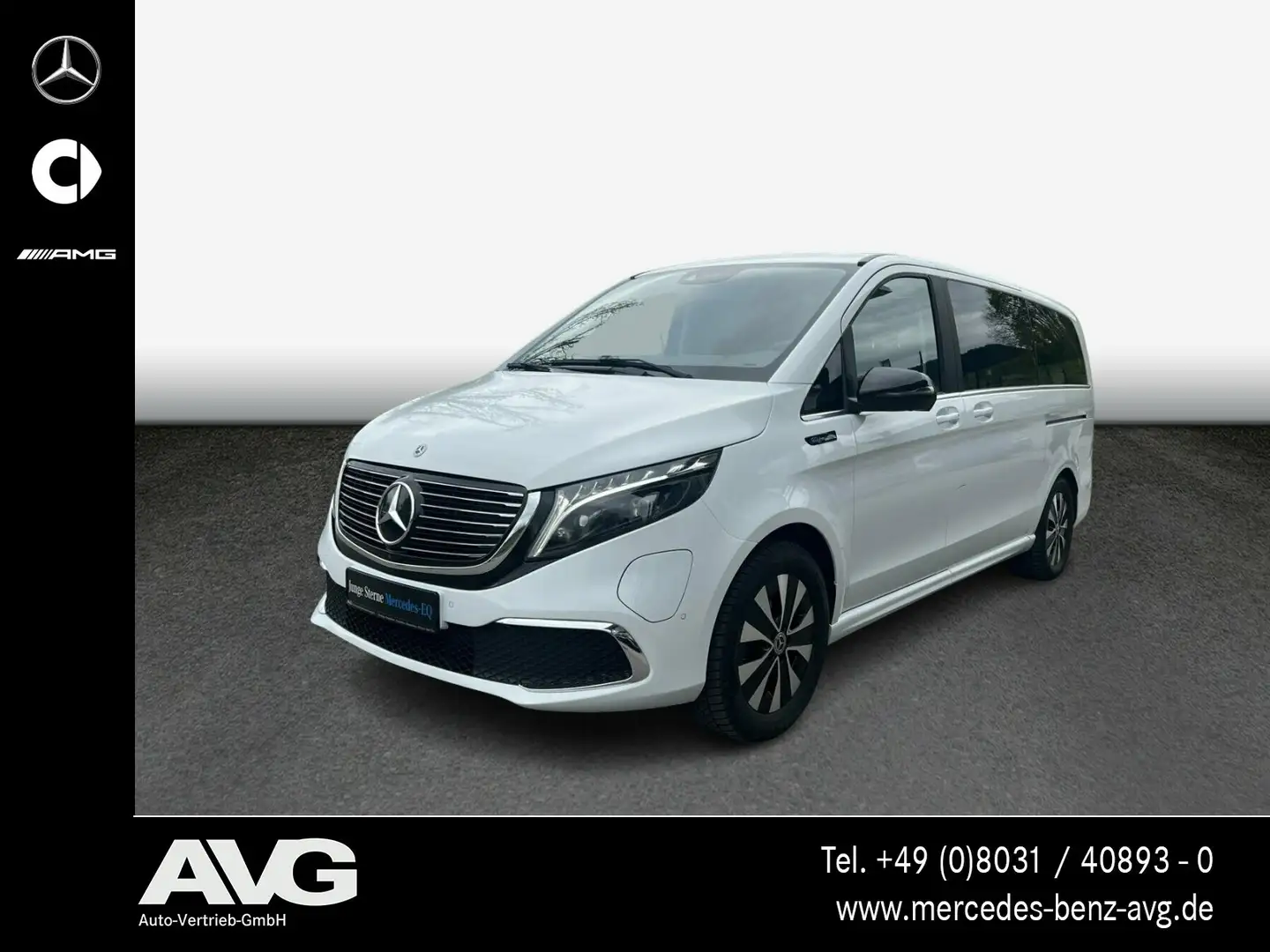 Mercedes-Benz EQV 300 EQV 300 AVANTGARDE Lang GSHD/MBUX/360°/LED/7Sitz Weiß - 1