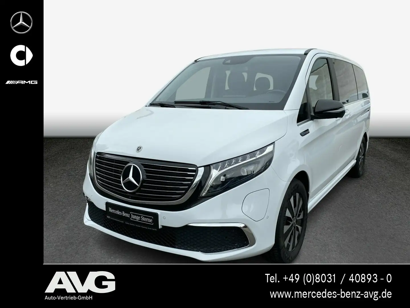 Mercedes-Benz EQV 300 EQV 300 AVANTGARDE Lang GSHD/MBUX/360°/LED/7Sitz Bianco - 1